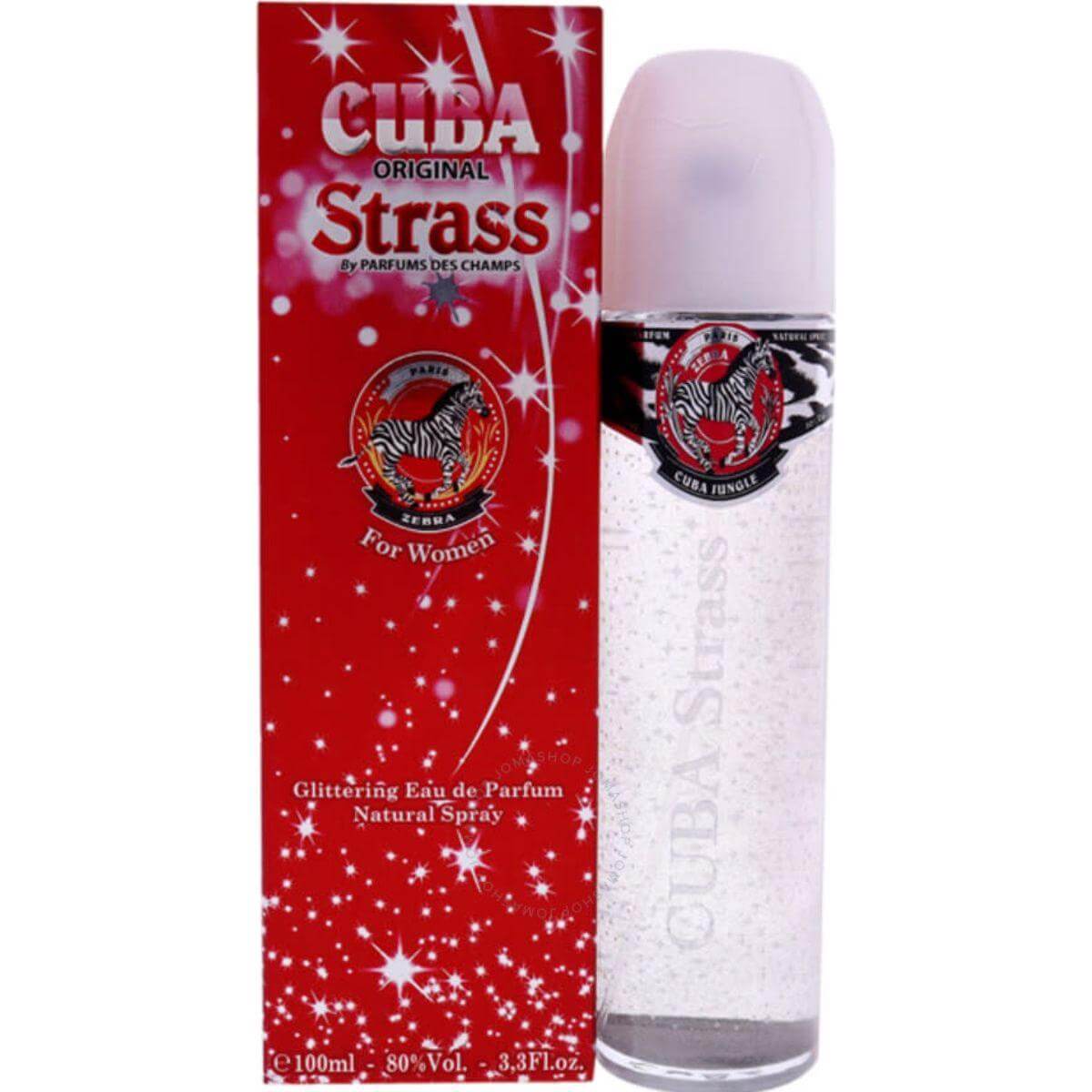 Cuba Strass Zebra by Cuba perume for wome EDP 3.3 / 3.4 oz New In Box 5425017733539