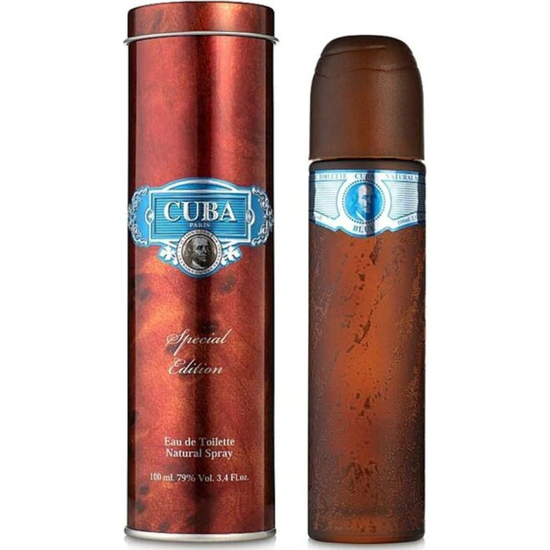 Cuba Blue Especial Edition by Cuba cologne for men EDT 3.3 / 3.4 oz New In Can