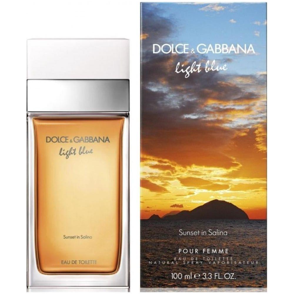 D & G Light Blue Sunset in Salina perfume for women 3.3 / 3.4 oz EDT New in Box 737052883656
