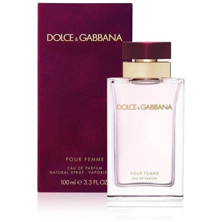D & G Pour Femme Dolce & Gabbana 3.3 / 3.4 oz Perfume for Women NEW IN BOX 8057971180400