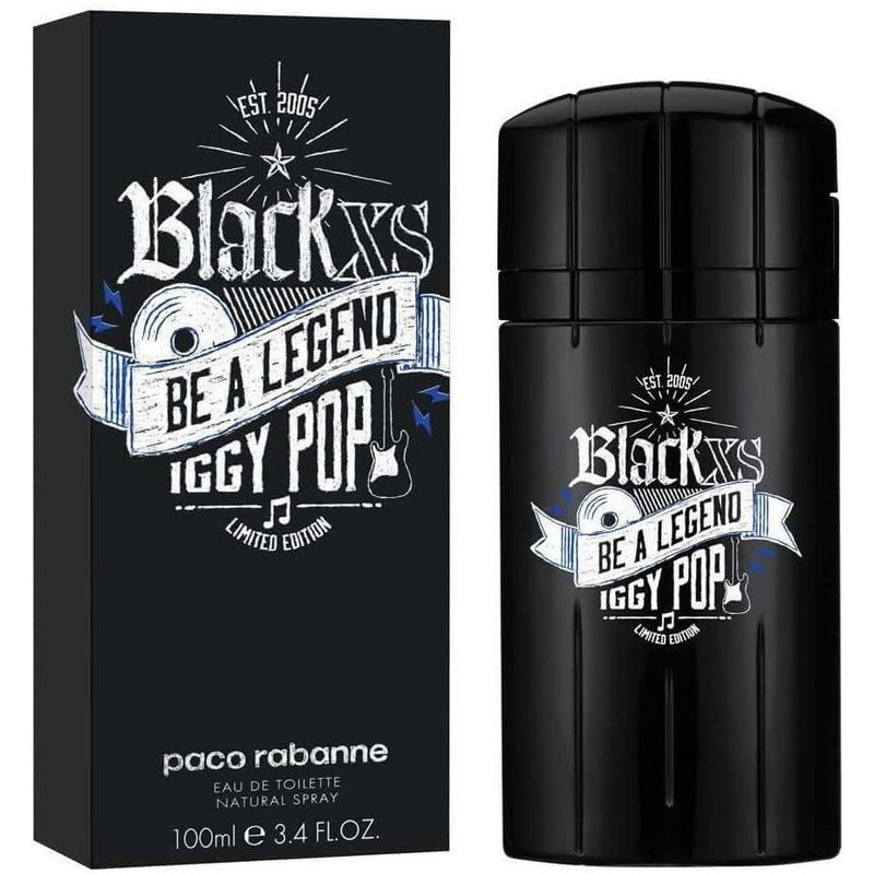 Paco Rabanne BLACK XS BE A LEGEND IGGY POP Men Paco Rabanne 3.3 oz 3.4 edt New in BOX at $ 41.14