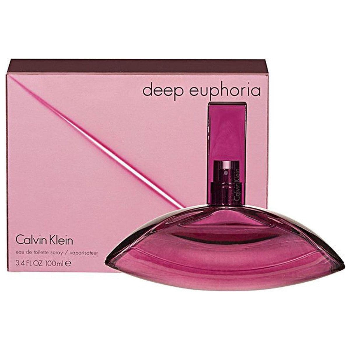 Deep Euphoria by Calvin Klein for women EDT 3.3 / 3.4 oz New in Box 3614223179466
