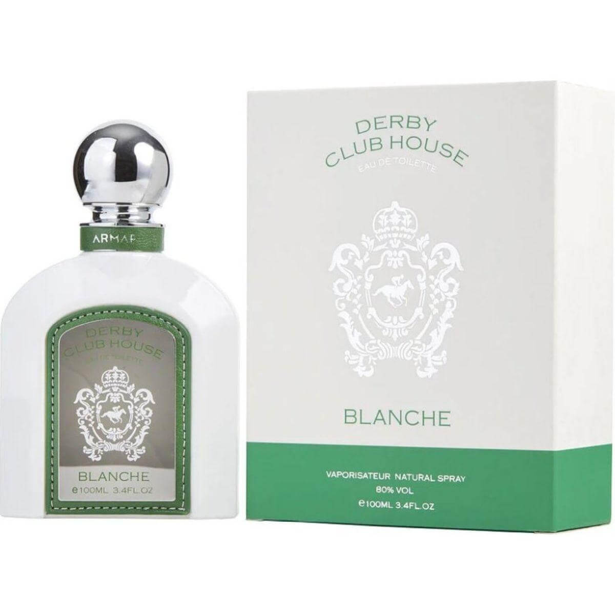 Derby Club House Blanche by Armaf cologne for men EDP 3.3 / 3.4 oz New in Box 6085010044965
