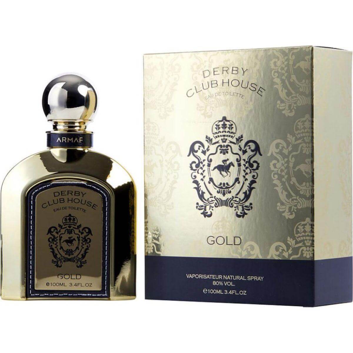 Derby Club House Gold by Armaf cologne for men EDT 3.3 / 3.4 oz New in Box 6085010044972