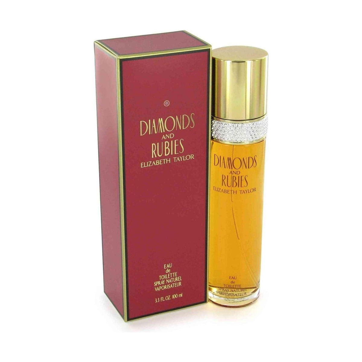 DIAMONDS AND RUBIES by ELIZABETH TAYLOR 3.3 oz / 3.4 oz edt NEW in Box 719346450607
