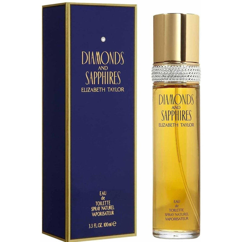 Elizabeth Taylor DIAMONDS AND SAPPHIRES by ELIZABETH TAYLOR 3.3 oz / 3.4 oz edt NEW in Box at $ 13.81