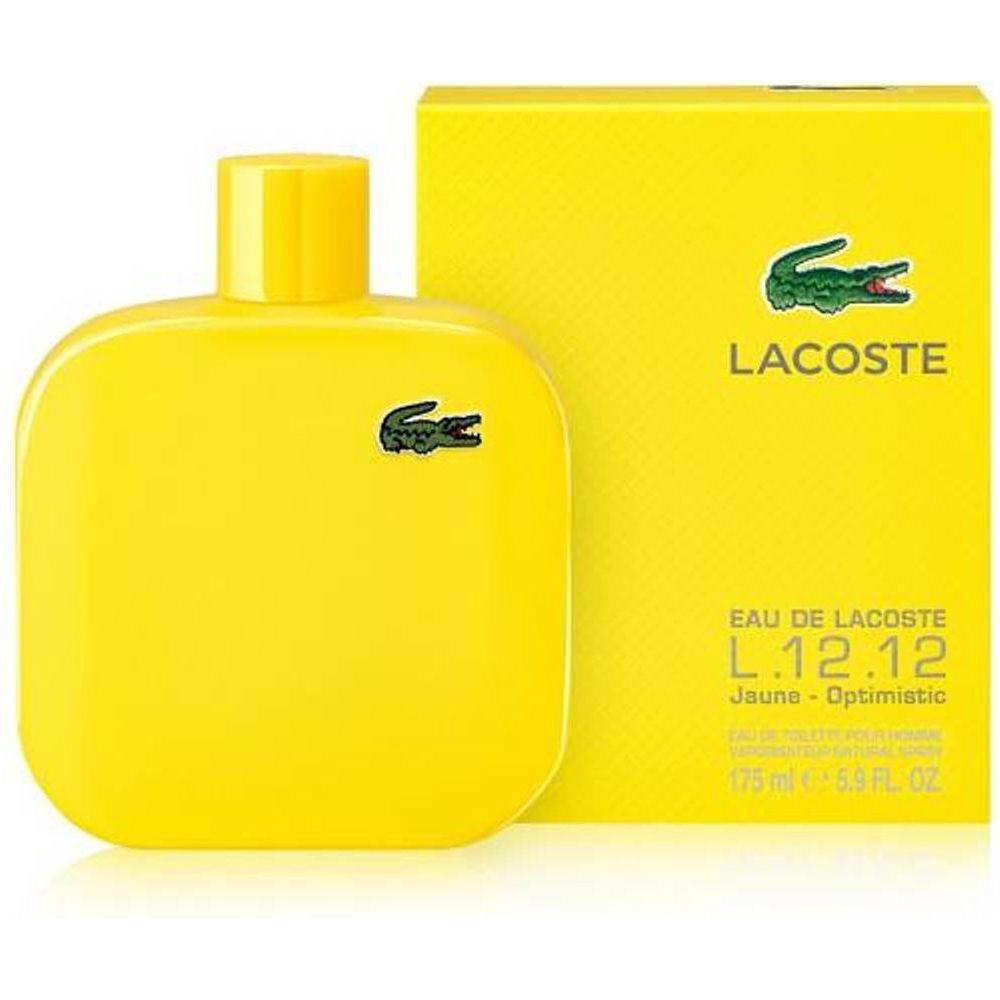 Eau de Lacoste L.12.12 JAUNE cologne men EDT 5.9 oz New in Box 737052896298
