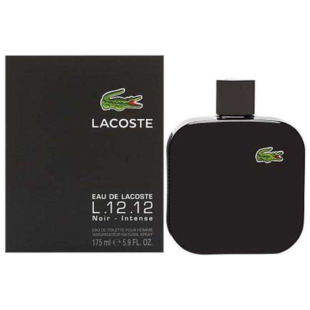 Eau de Lacoste L.12.12 NOIR INTENSE cologne men EDT 5.9 oz New in Box 737052896137