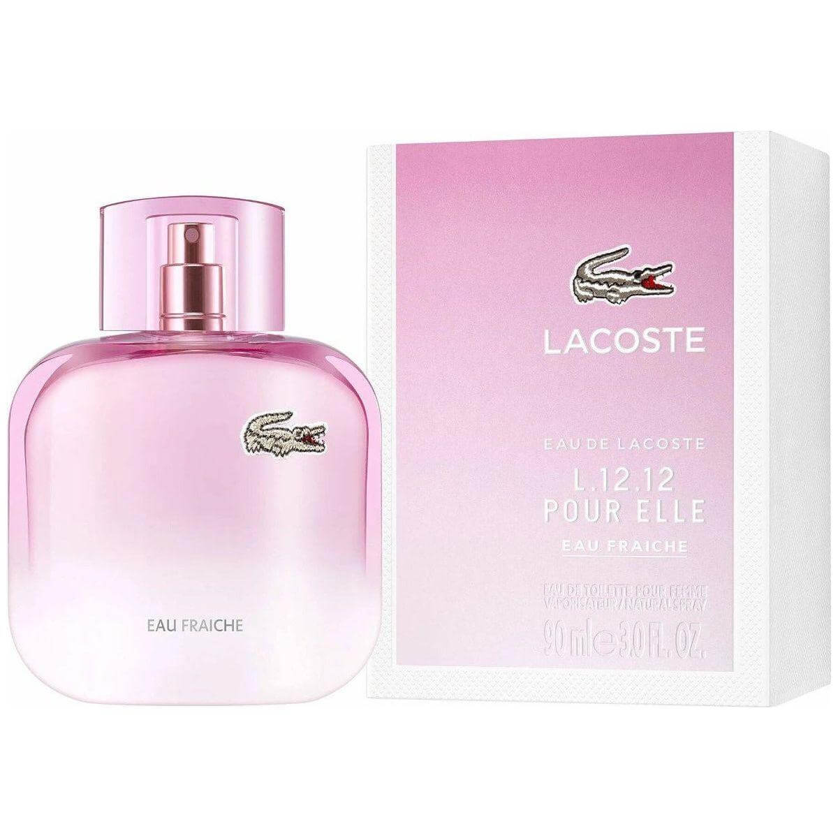 Eau De Lacoste L.12.12 Pour Elle Eau Fraiche by Lacoste EDT 3.0 oz New in Box 3607346355053