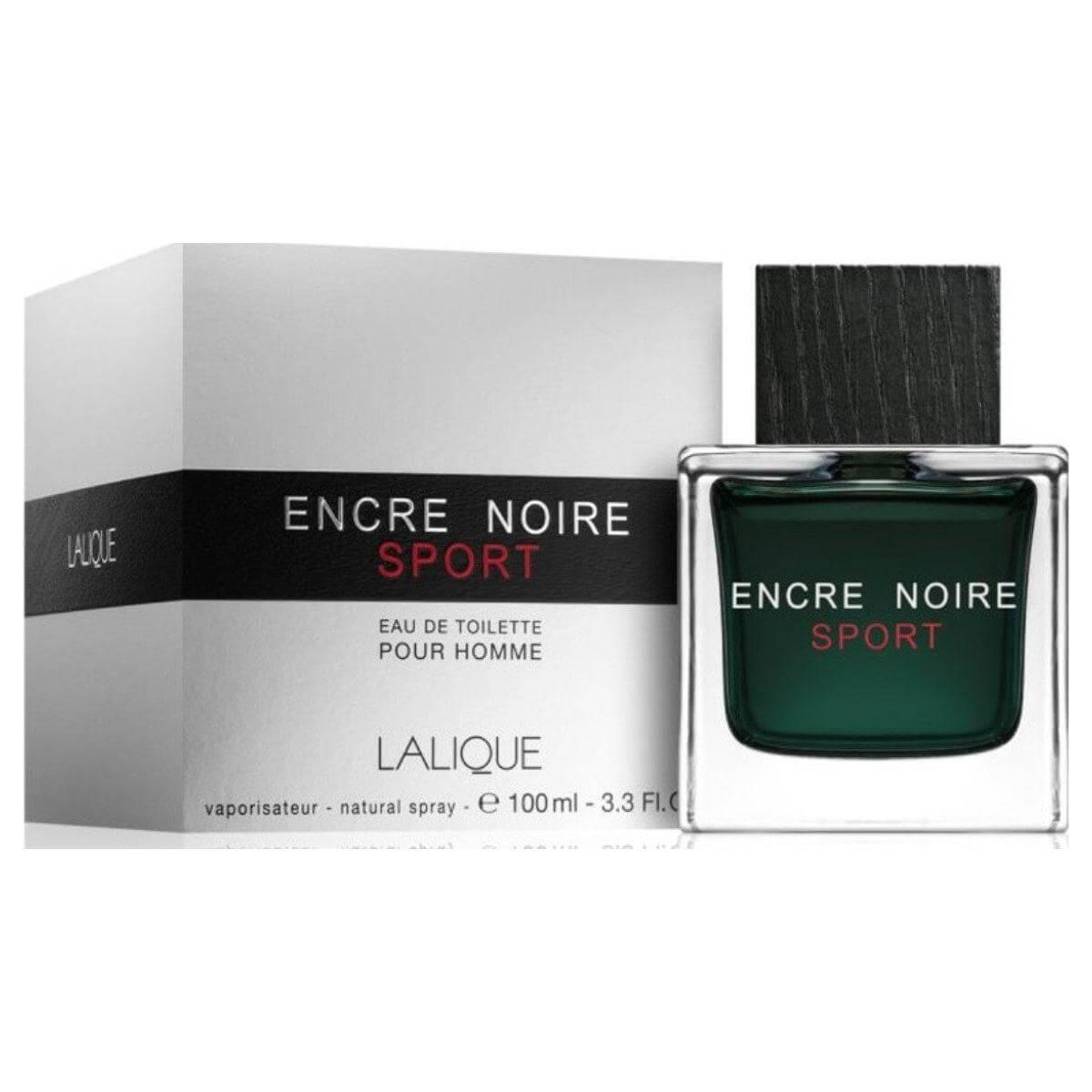 Encre Noire Sport by Lalique cologne for men EDT 3.3 / 3.4 oz New in Box 7640111500902