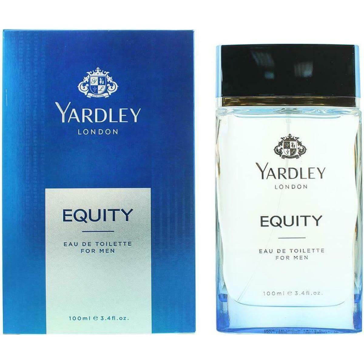 Equity by Yardley London cologne for men EDT 3.3 / 3.4 oz New in Box 4035773010945