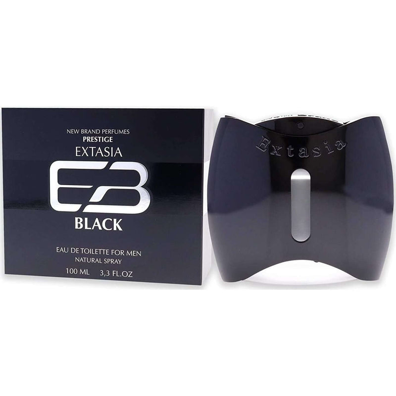 Prestige Extasia Black by New Brand cologne for men EDT 3.3 /3.4 oz New In Box