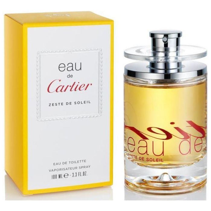 Cartier eau de Cartier ZESTE DE SOLEIL perfume edt 3.3 oz 3.4 NEW IN BOX - 3.4 oz / 100 ml at $ 37.11