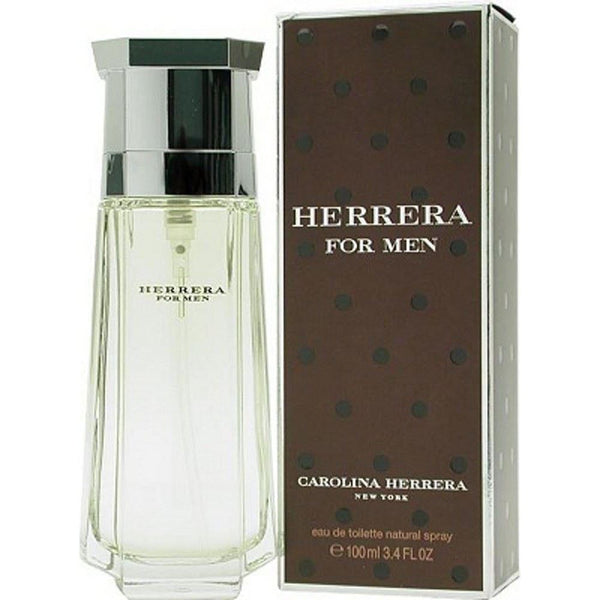 HERRERA for Men Carolina Herrera Cologne EDT 3.4 oz 3.3 New in Box