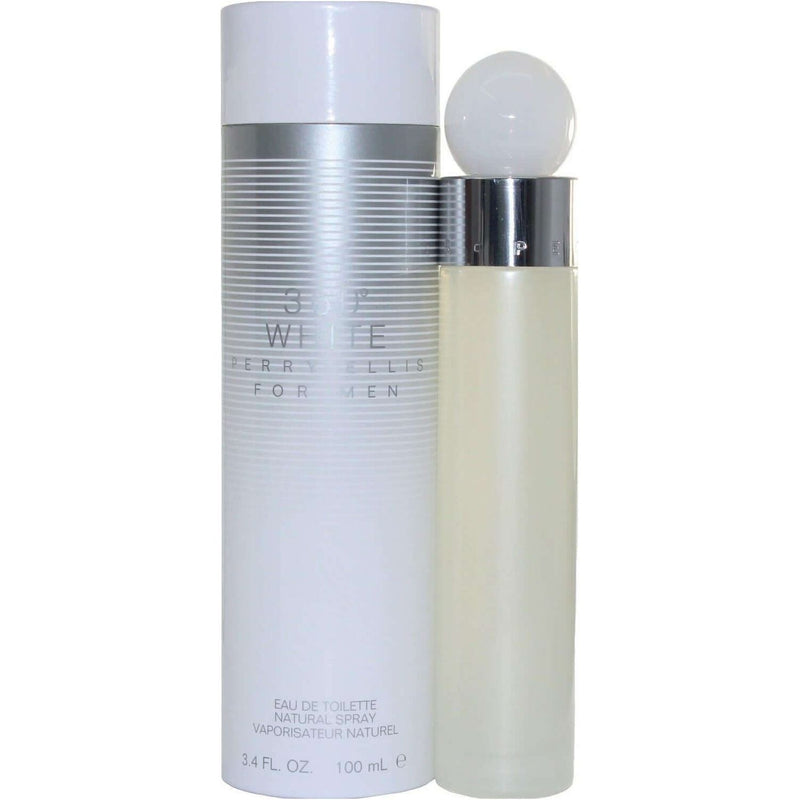 Perry Ellis 360 White by Perry Ellis 3.4 oz edt 3.3 Spray for Men New in BOX at $ 19.81