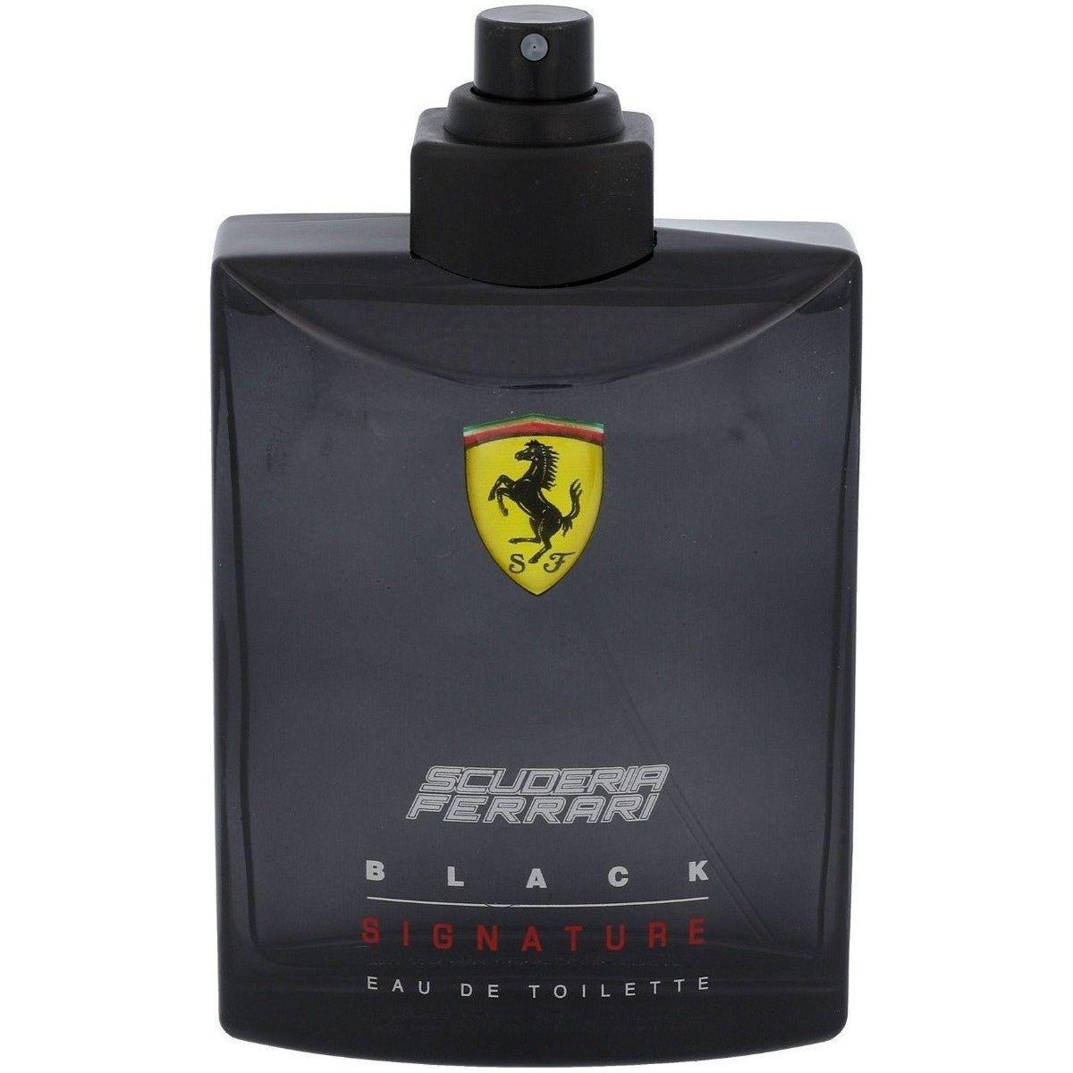 Ferrari Scuderia Black Signature Men EDT 4.2 oz Tester 8002135105621