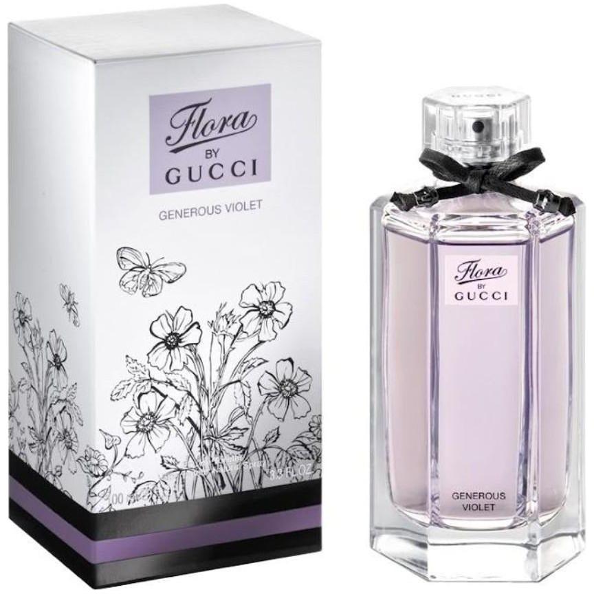 FLORA GENEROUS VIOLET By Gucci for Women EDT 3.3 / 3.4 oz New in Box 737052522722