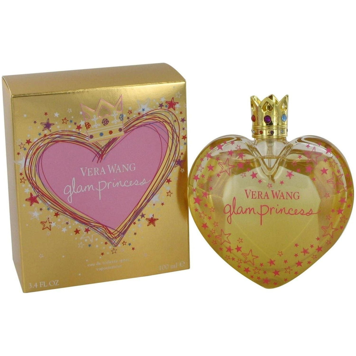 GLAM PRINCESS by Vera Wang 3.3 / 3.4 oz EDT Perfume For Women NEW IN BOX 3607348008247