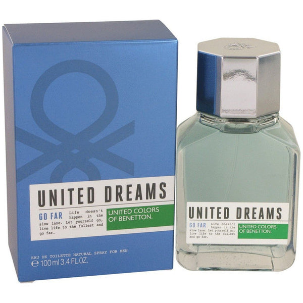 United Dreams Go Far by Benetton cologne for men EDT 3.3 / 3.4 oz New in Box