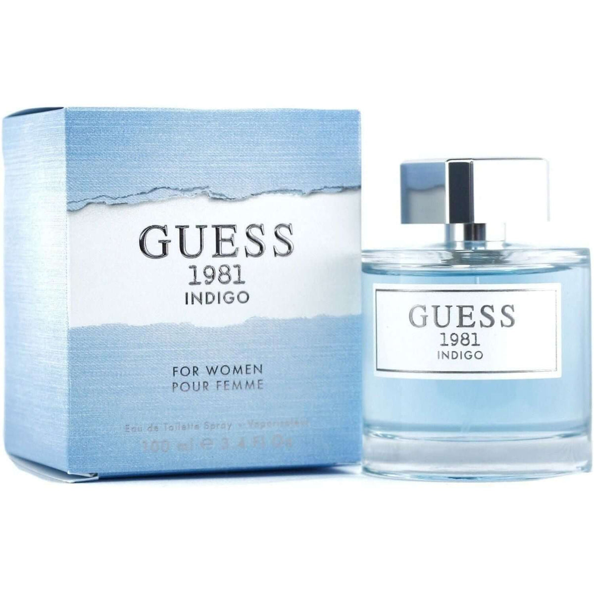 Guess 1981 Indigo by Guess for Women EDT 3.3 / 3.4 oz New in Box 3614225350290
