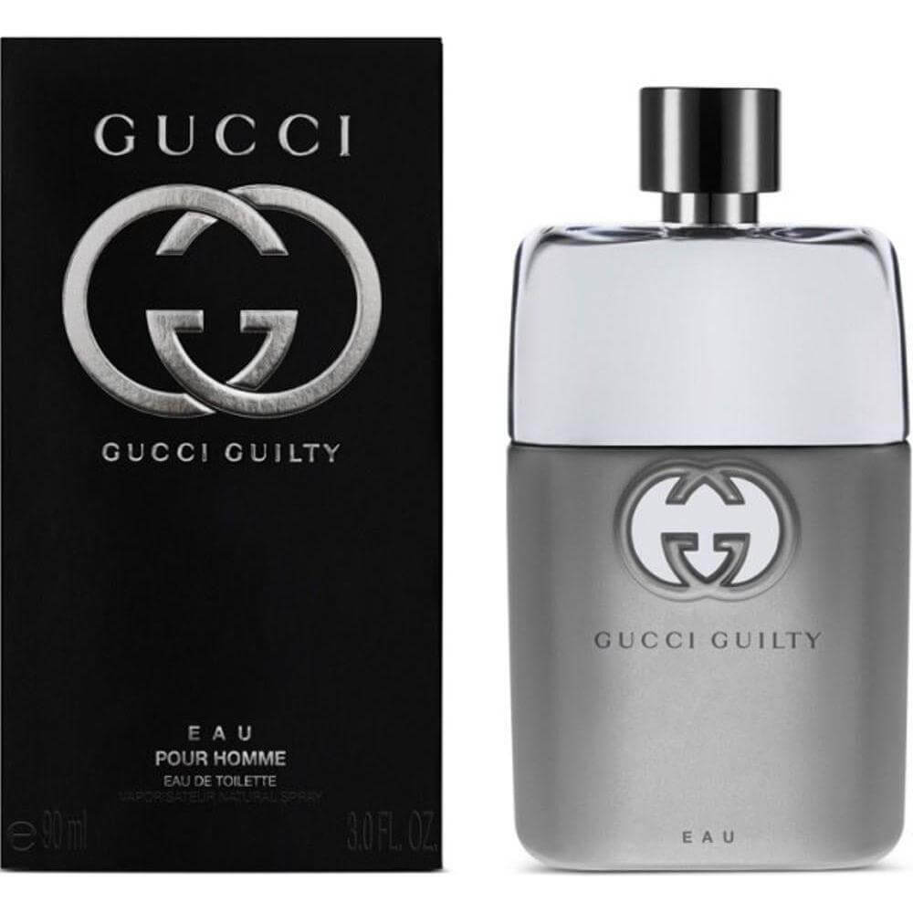 GUILTY EAU Pour Homme by Gucci cologne EDT 3.0 / 3 oz New in Box 8005610328522