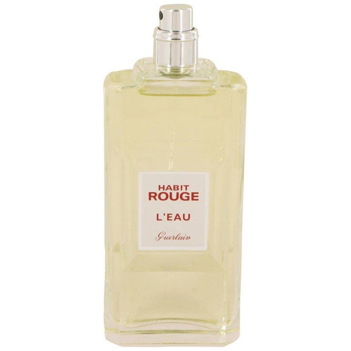 HABIT ROUGE L'EAU by Guerlain cologne for Men EDT 3.3 / 3.4 oz New Tester 3346475531760