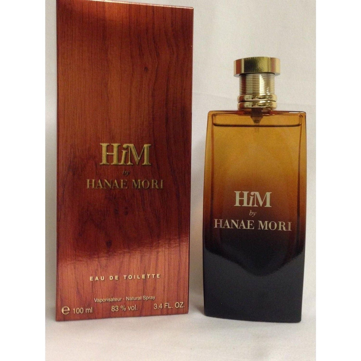 HIM Hanae Mori cologne spray EDT 3.4 oz 3.3 NEW IN BOX 3526790001661