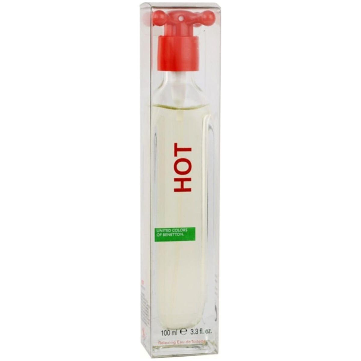 HOT by United Colors of Benetton for women EDT 3.3 / 3.4 oz New in Box 715387003000