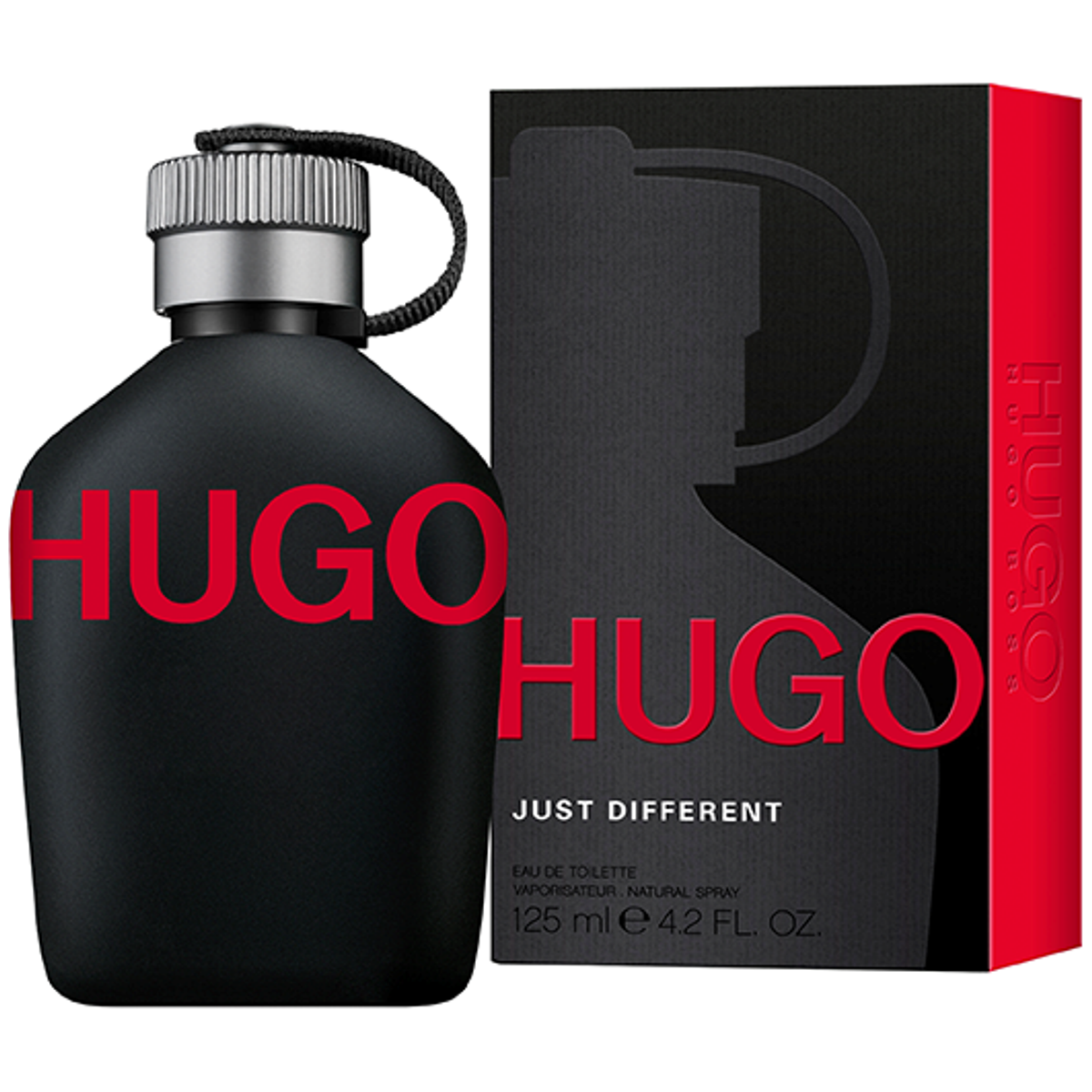 HUGO JUST DIFFERENT Hugo Boss Men 4.2 oz edt Spray NEW in BOX 3614229823875