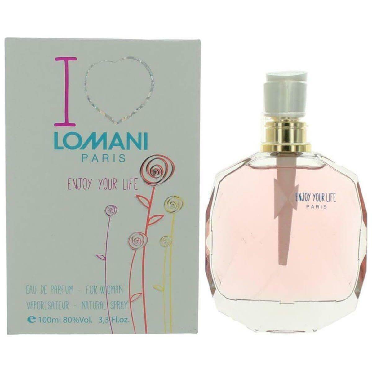 I Love Lomani Enjoy Your Life Lomani perfume women EDP 3.3 / 3.4 oz New in Box 3610400034481
