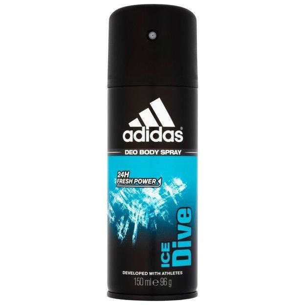 Adidas Ice Dive Adidas Deodorant Body Spray men 5 oz at $ 6.93