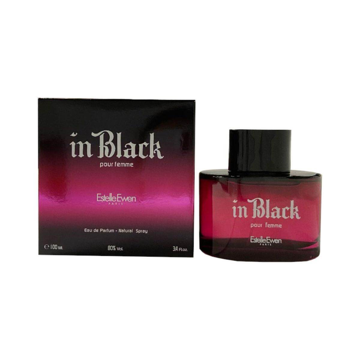 In Black by Estelle Ewen perfume for women EDP 3.3 / 3.4 oz New In Box 3700134404145