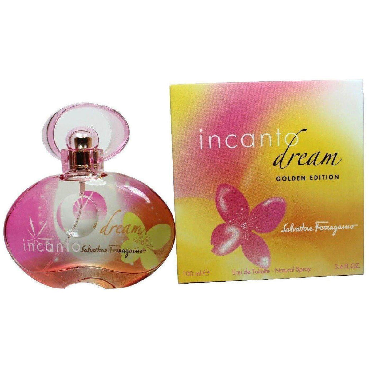 INCANTO DREAM GOLDEN EDITION Salvatore Ferragamo Perfume 3.4 oz 3.3 EDT New in Box 8034097950933
