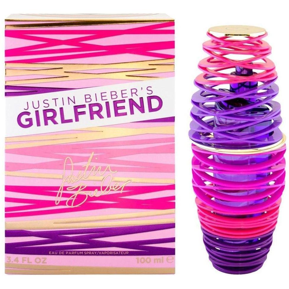 Justin Bieber GIRLFRIEND for women 3.4 / 3.3 oz EDP Perfume NEW IN BOX 852539003959