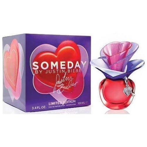 Justin Bieber SOMEDAY LIMITED EDITION 3.4 oz EDP 3.3 Perfume women New in Box 852539003829