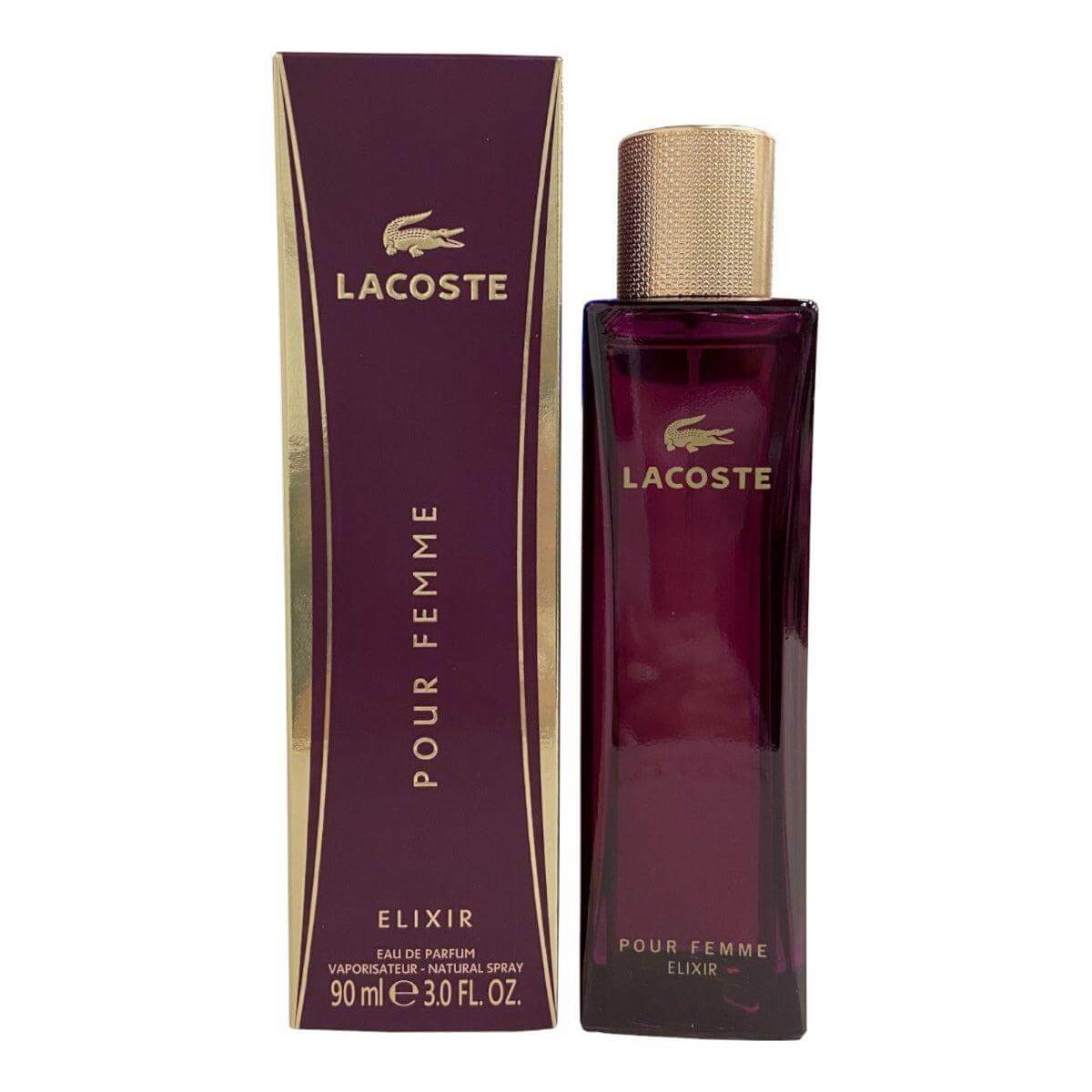 Lacoste Pour Femme Elixir by Lacoste for her EDP 3.0 oz New in Box 3614227909380