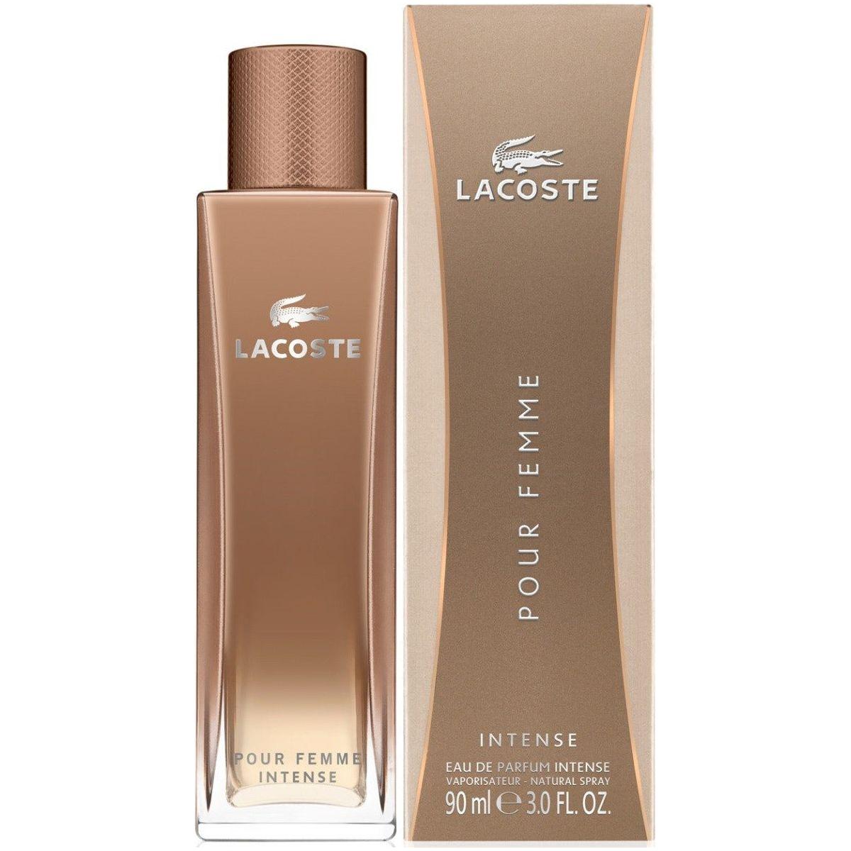 Lacoste Pour Femme Intense by Lacoste 3 / 3.0 oz EDP For Women New in Box 3614226702074