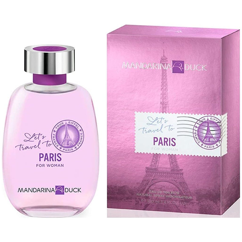 Let's Travel To Paris by Mandarina Duck for women EDT 3.3 / 3.4 oz New in Box