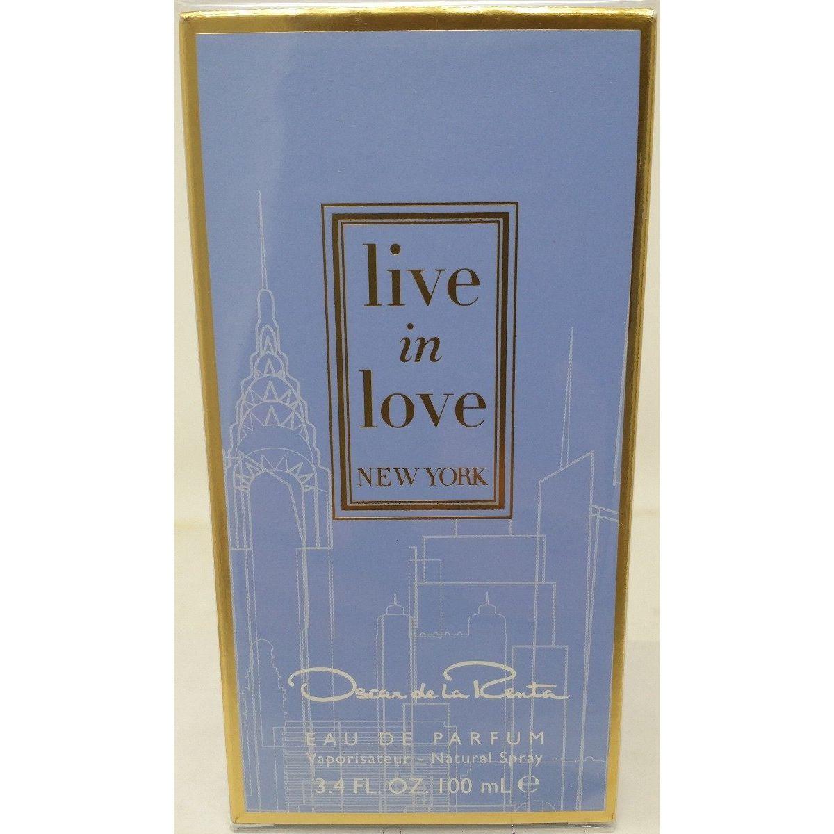 Live in Love New York by Oscar de la Renta perfume for her EDP 3.3 / 3.4 oz New in Box 085715811059