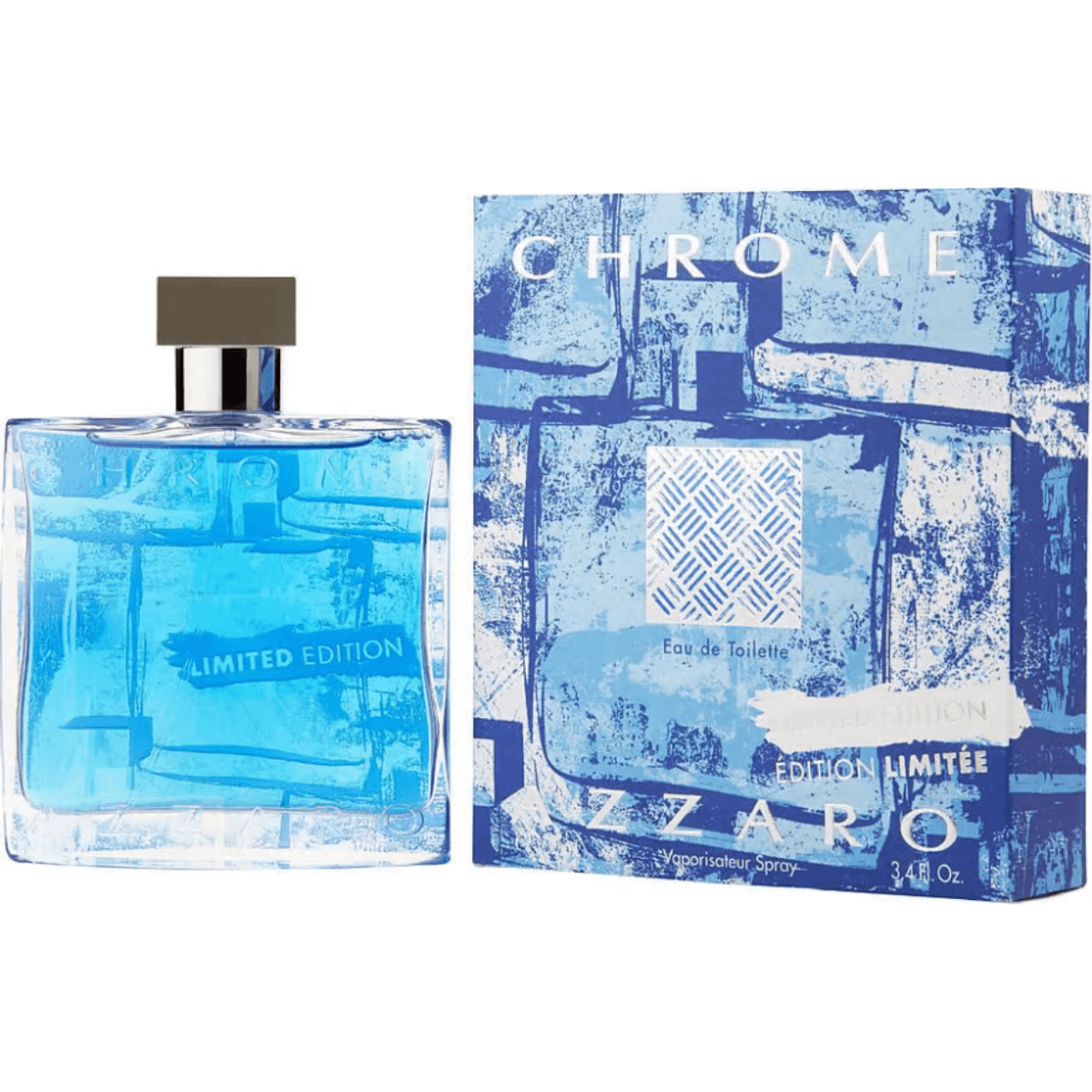 Loris Azzaro Chrome Limited Edition Men EDT 3.3/3.4 oz New Box 3351500959754