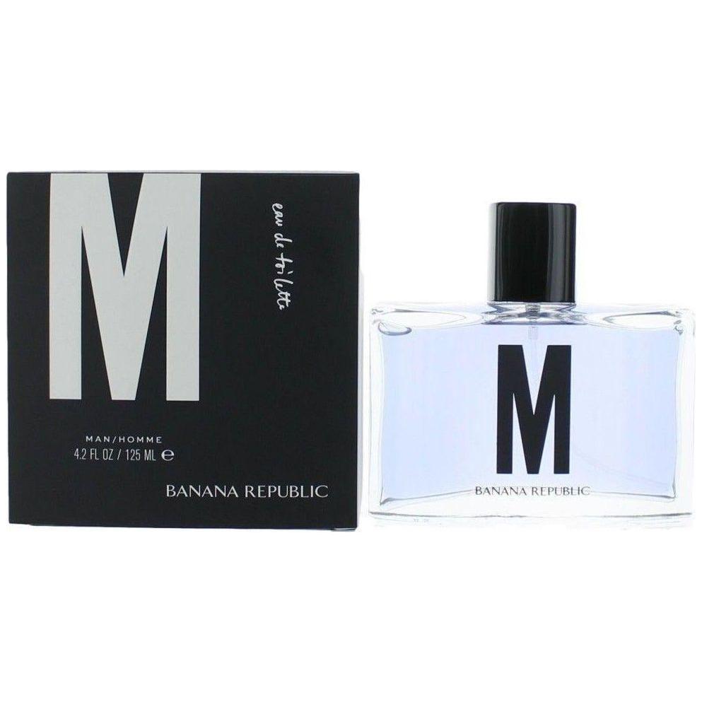 M by Banana Republic Cologne for men edt 4.2 oz  New in Box - 4.2 oz / 125 ml 085715409164
