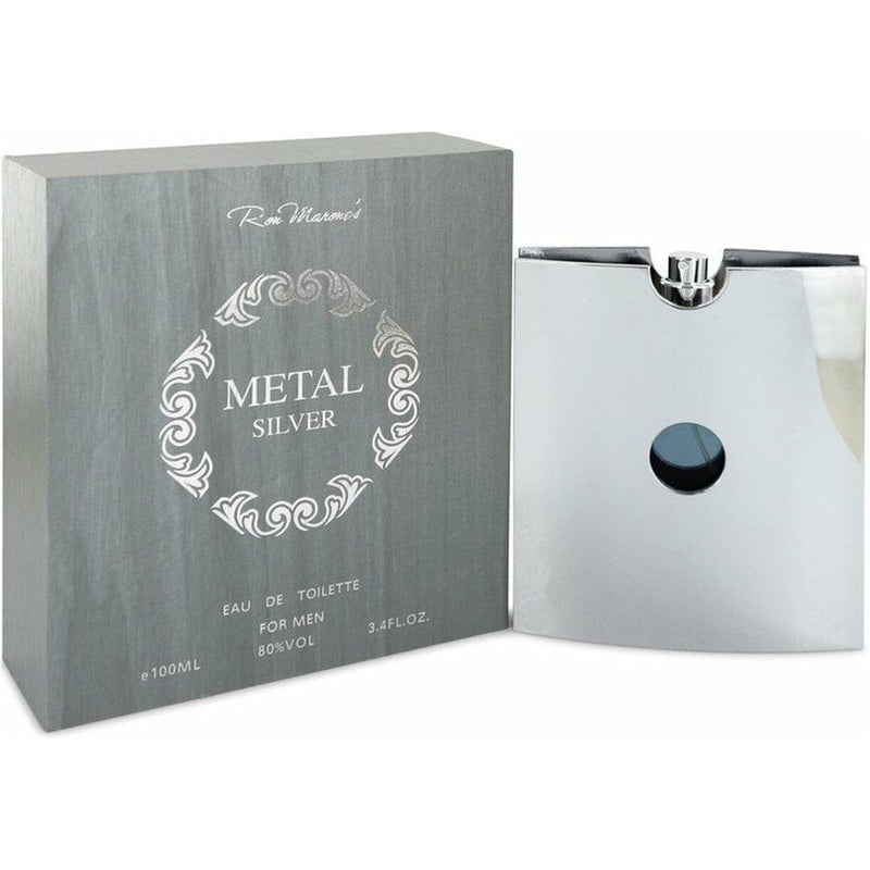 Metal Silver by Ron Marone's cologne for men EDT 3.3 / 3.4 oz New in Box