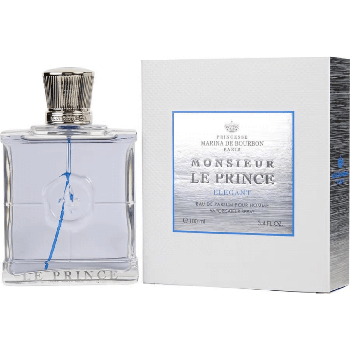 Monsieur Le Prince Elegant by Marina De Bourbon men EDP 3.3  / 3.4 oz New in Box 3494800710035