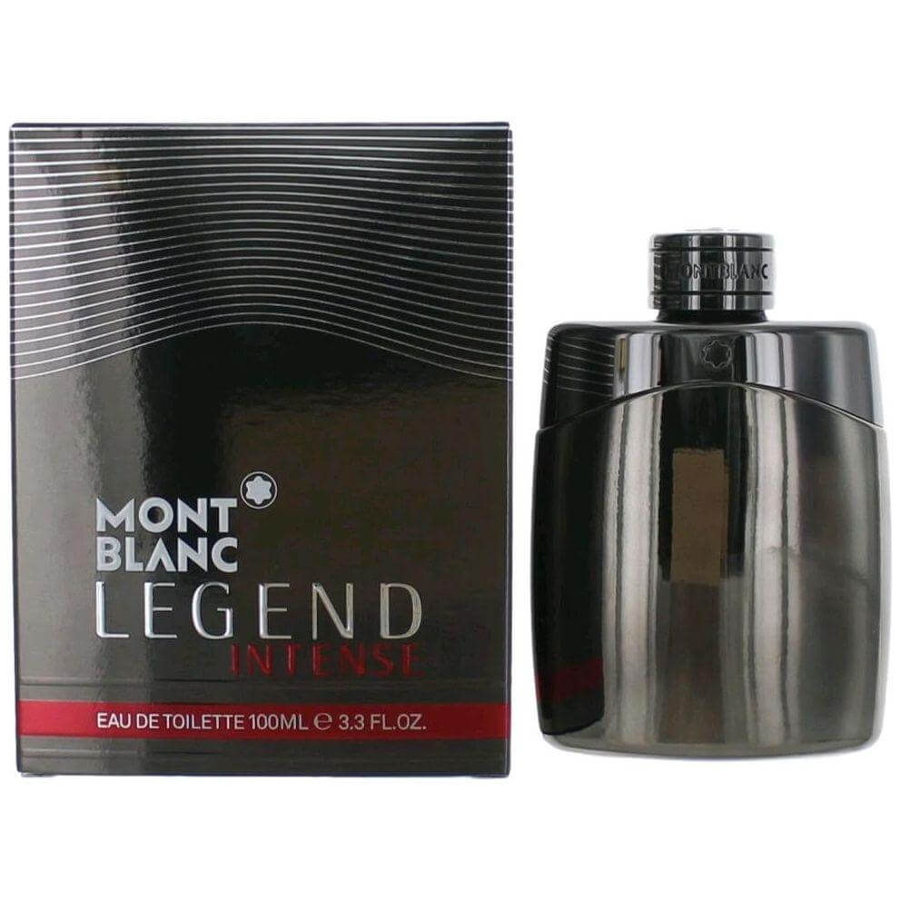 MONT BLANC LEGEND INTENSE Men 3.4 / 3.3 oz EDT Cologne New In Box 3386460055444