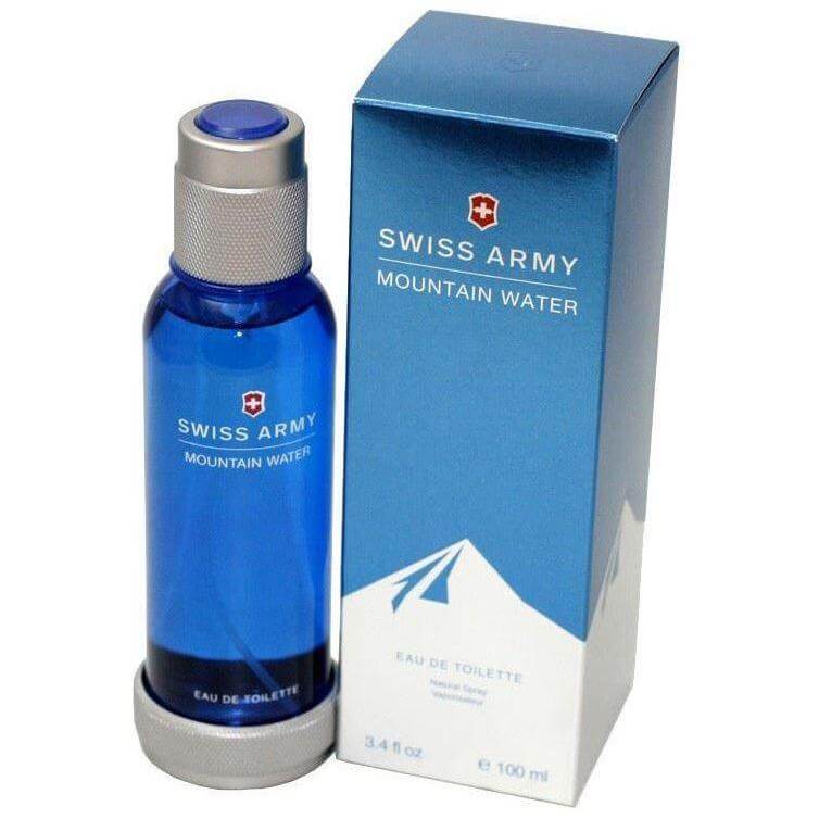 Mountain Water Swiss Army Cologne Men 3.4 oz edt Spray NEW in BOX 7640131390446