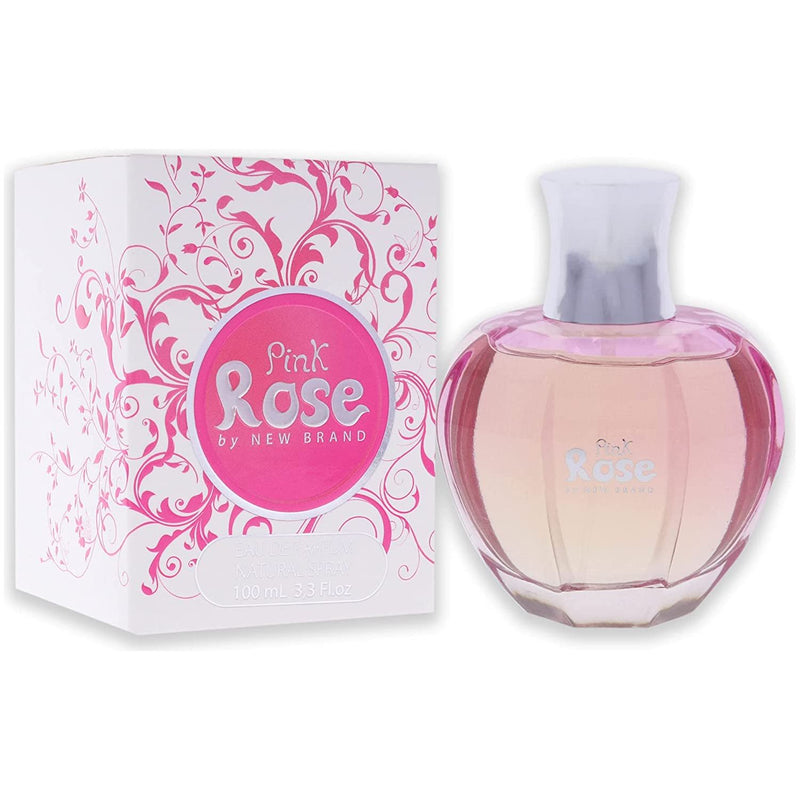 Pink Rose by New Brand perfume for women EDP3.3 /3.4 oz New In Box