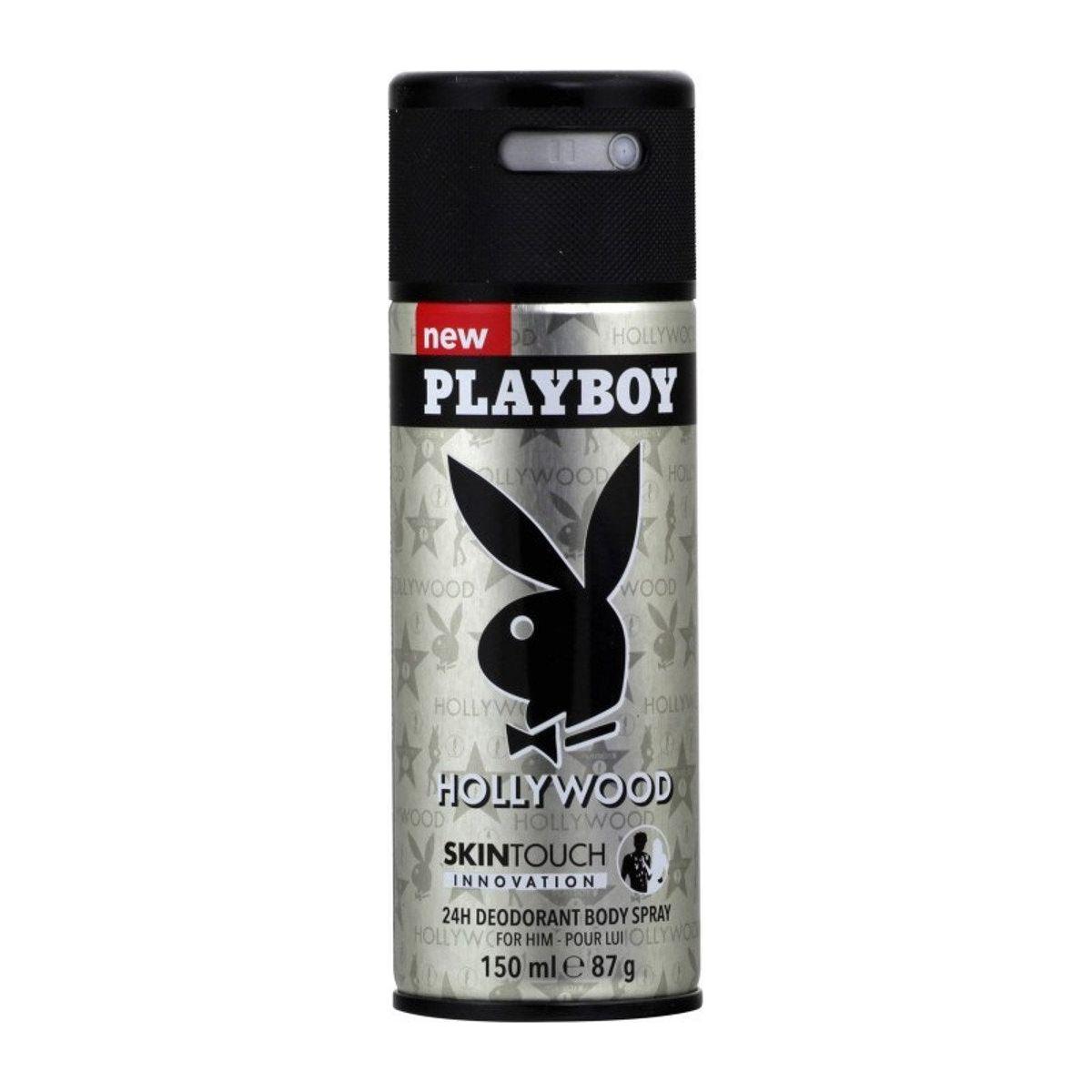 Playboy Hollywood Deodorant Body Spray men 5 oz 3614221642160