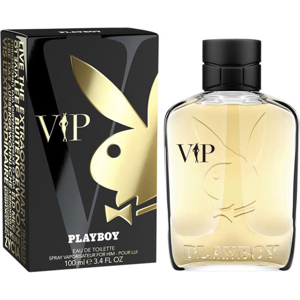 PLAYBOY VIP by PLAYBOY Cologne for Men 3.3 / 3.4 oz edt Spray NEW IN BOX 3607348579594