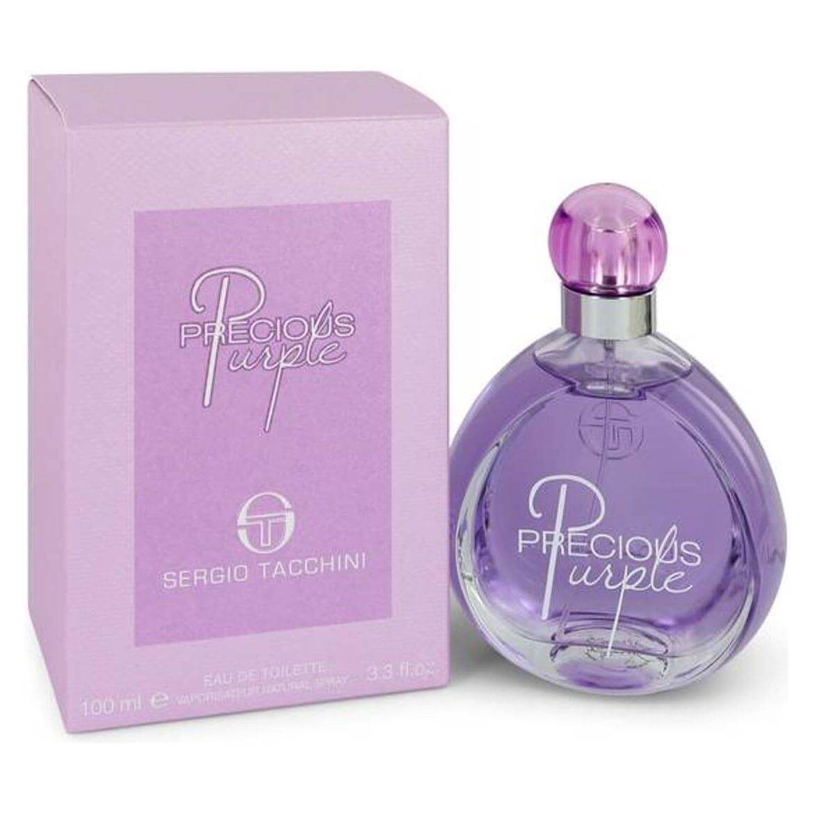 Precious Purple by Sergio Tacchini for women EDT 3.3 / 3.4 oz New in Box 8002135114524