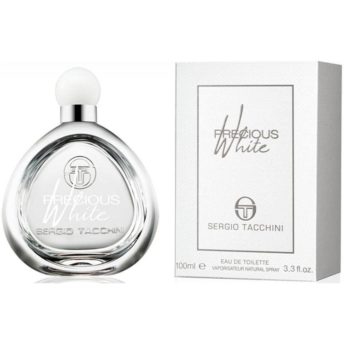 Precious White by Sergio Tacchini for women EDT 3.3 / 3.4 oz New in Box 8002135125568